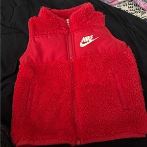 Nike Vibrant Red Fleece Jacket